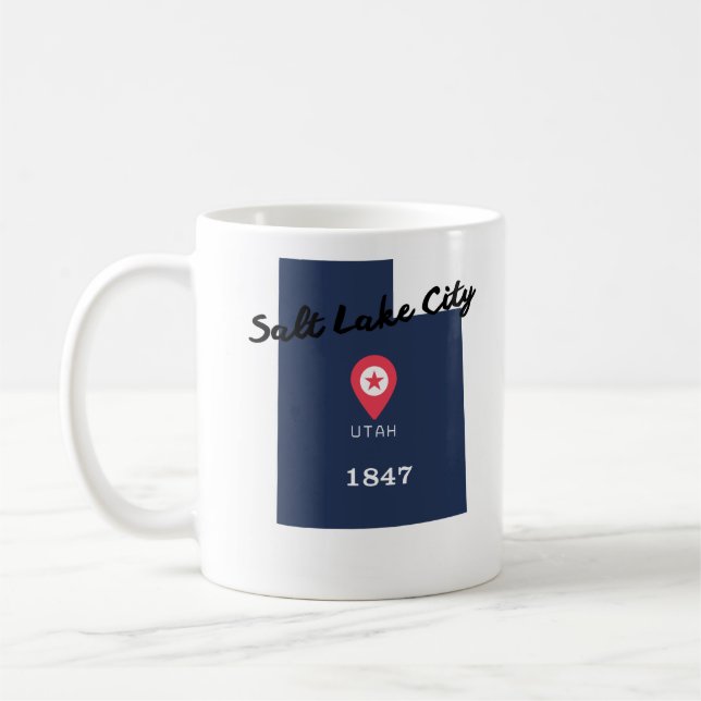 Salt Lake City coffee mug  Kaffemugg (Vänster)