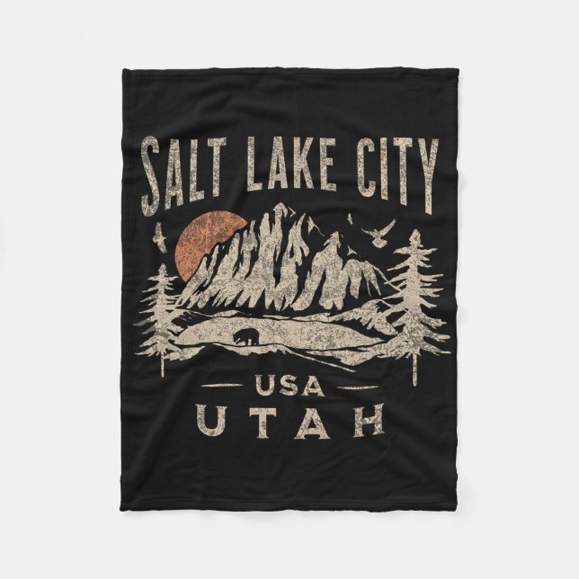 Salt Lake City  Fleecefilt (Framsidan)