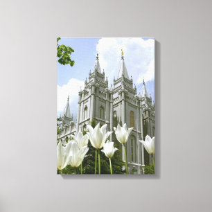 Salt Lake City LDS tempel Canvastryck