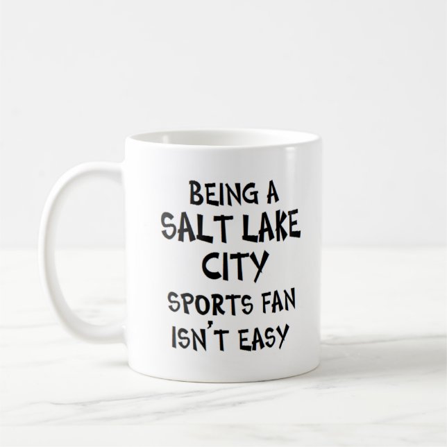salt lake city sports fan, being kaffemugg (Vänster)