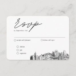 Salt Lake City Traditionella RSVP-mål alternativ Tilläggskort