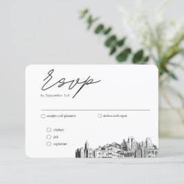 Salt Lake City Traditionella RSVP-mål alternativ Tilläggskort