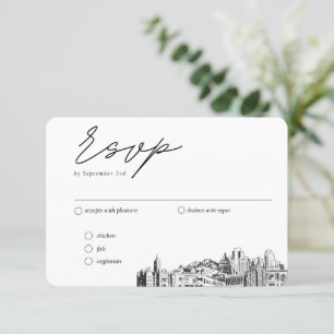 Salt Lake City Traditionella RSVP-mål alternativ Tilläggskort