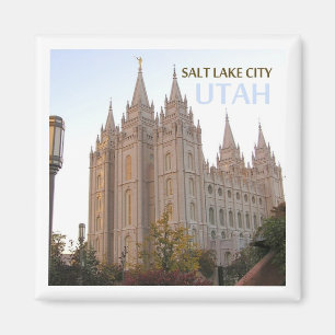 Salt Lake City Utah reser souvenirkylmagneten Magnet