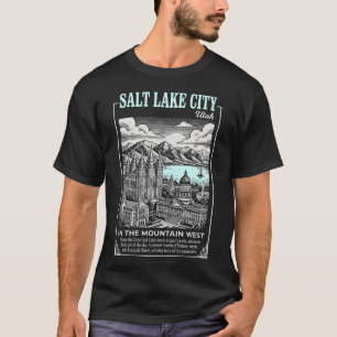 Salt Lake City Utah USA T Shirt