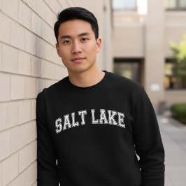 SALT LAKE University-stil Tröja Amerika College Lång Ärmad Tröja