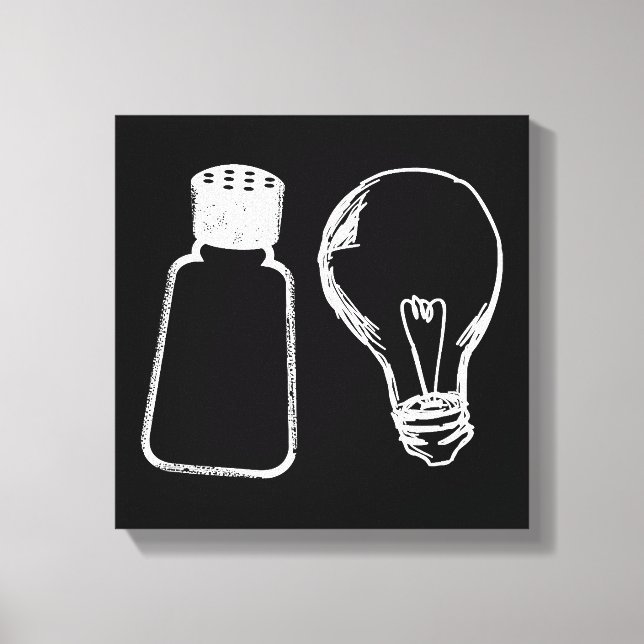 Salt & Light Be Ye Salt Bible Verses Matthew 513-1 Canvastryck (Framsida)