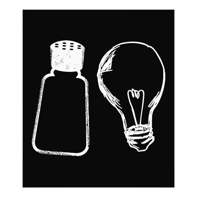 Salt & Light Be Ye Salt Bible Verses Matthew 513-1 Fototryck (Framsidan)