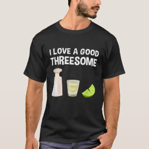Salt Lime Tequila Threkant Bartender Pub Drink T Shirt