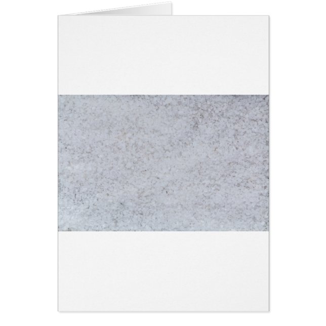 Salt makro som bakgrundsstruktur hälsningskort (Framsidan)