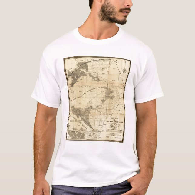 Salt marsh- och tideländer t-shirt (Framsida)