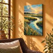 Salt Marsh Passage Canvastryck