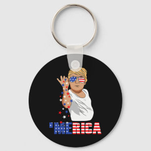 Salt Merica (4:e juli-gåvor) Nyckelring