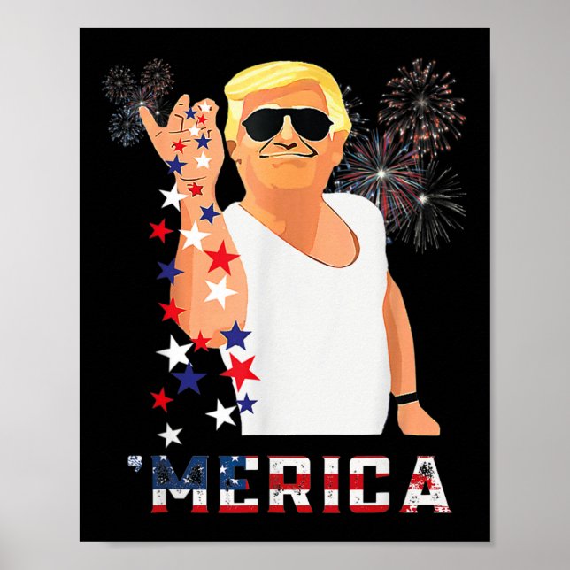 Salt Merica (4:e juli-gåvor) Poster (Framsidan)