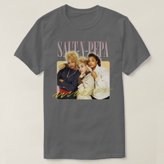 Salt N Pepa 80s Aesthetic Design 2 T Shirt (Design framsida)