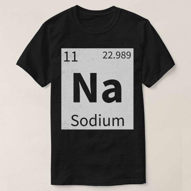 Salt NaCl Natriumkloridmatchande Par Tee för (Design framsida)
