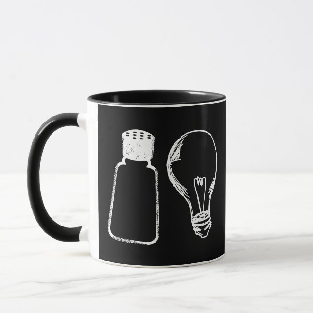 Salt och ljus Var salt Bibelverser Matteus 513-1 Mugg (Vänster)