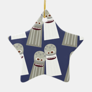 Salt och paprika Mönster Julgransprydnad Keramik