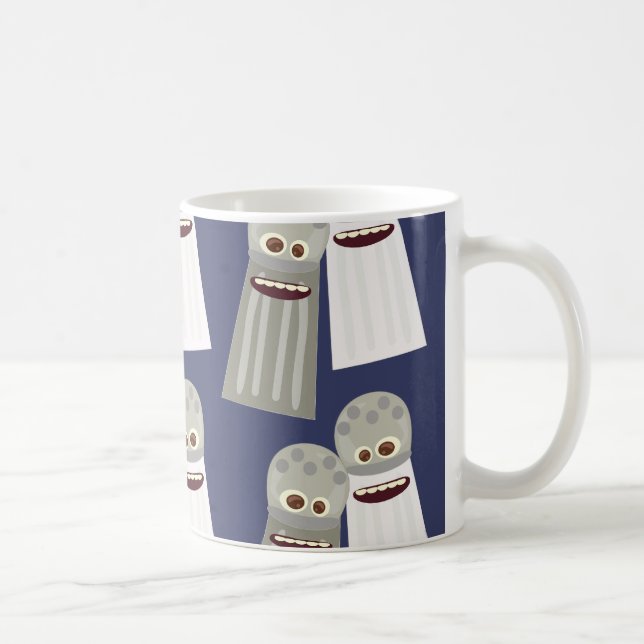 Salt och paprika Mönster Kaffemugg (Höger)