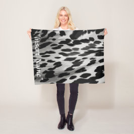 Salt och peppar Gömmer Fleecefilt