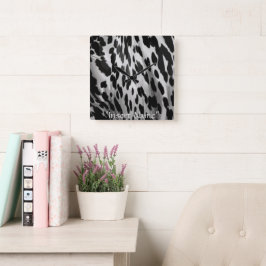 Salt och peppar Gömmer Fyrkantig Klocka