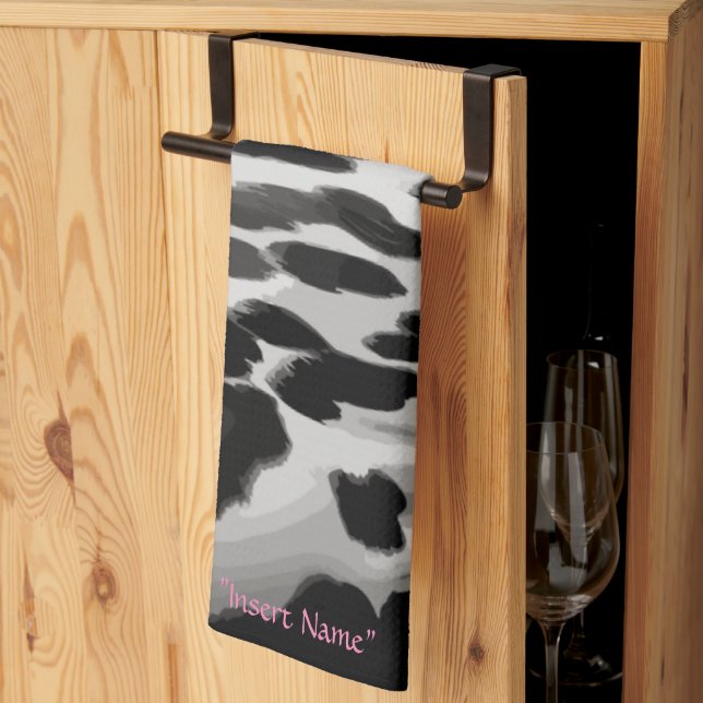 Salt och peppar Gömmer Kökshandduk (Thirds Fold)