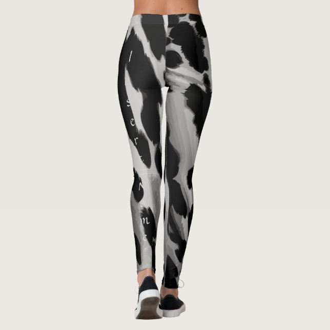 Salt och peppar Gömmer Leggings (Baksida)