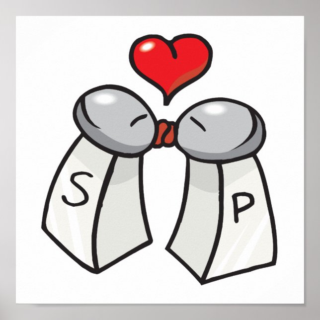 salt och peppar kärlek poster (Framsidan)