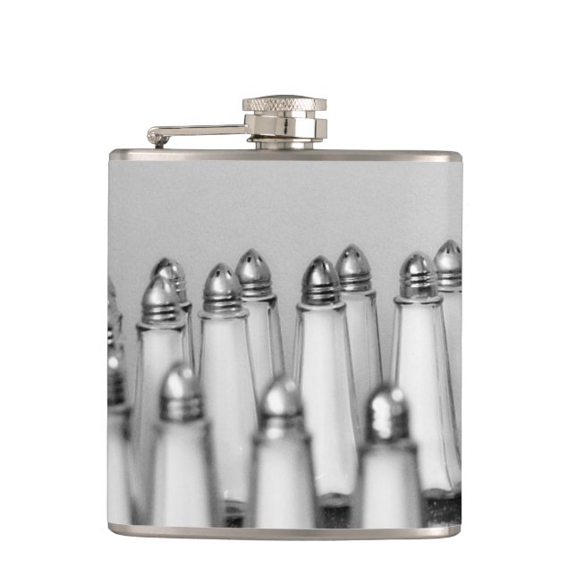 Salt och peppar konstfoto fickplunta (Framsidan)