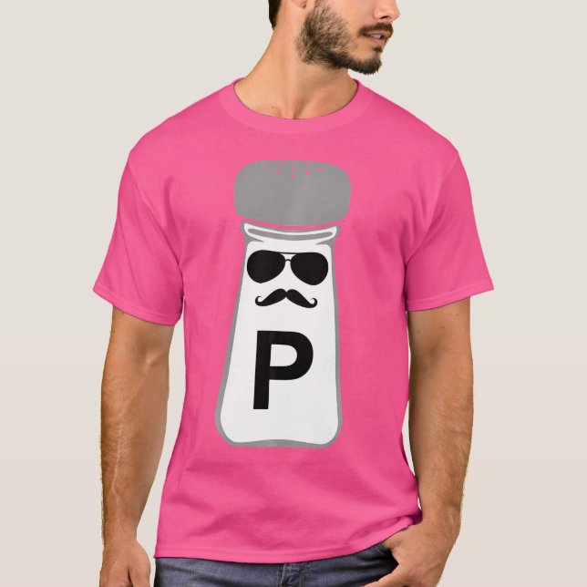 Salt- och pepparhalloween-kolonier t shirt (Framsida)