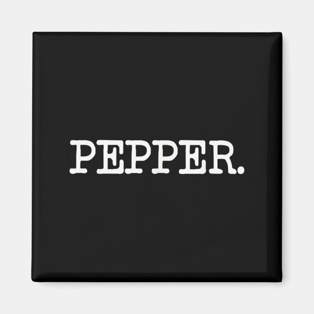 Salt och PEPPERKÄRL Rolig Matchande Halloween Magnet (Framsidan)