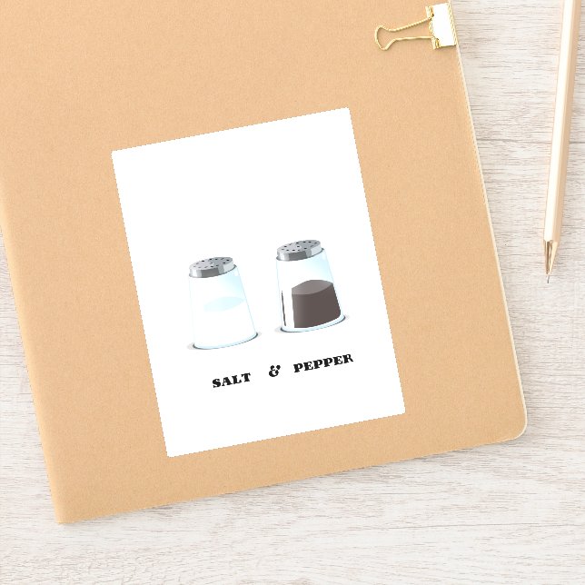 Salt & Peppar Klistermärken (Anteckningsbok)