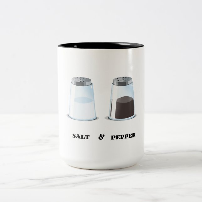 Salt & Peppar Två-Tonad Mugg (Center)