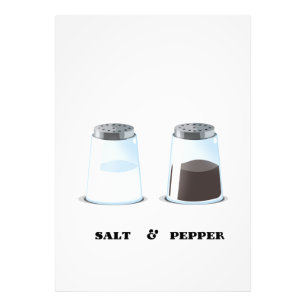 Salt & Pepper Fototryck