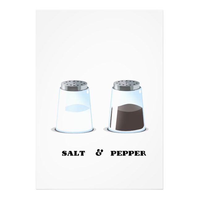 Salt & Pepper Fototryck (Framsidan)