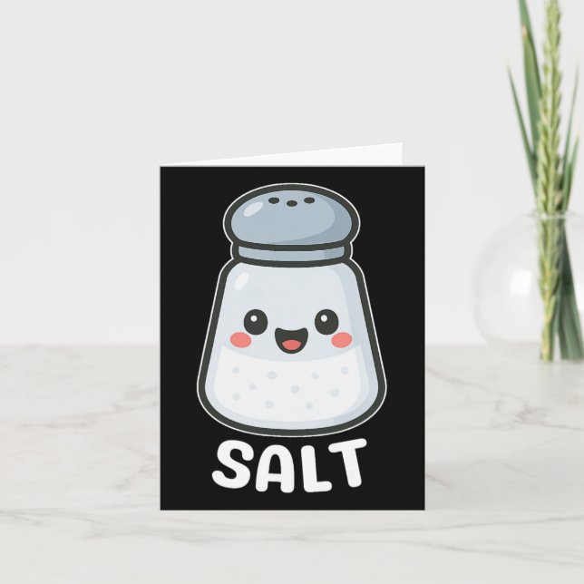 Salt Pepper Halloween Costume lite Friend Duo Kort (Framsida)