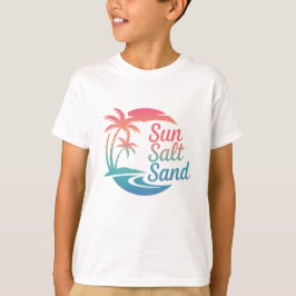 Salt Salt Sand Sol sommar T Shirt
