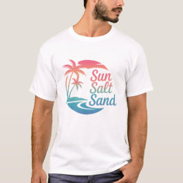 Salt Salt Sand Sol sommar T Shirt
