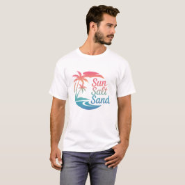Salt Salt Sand Sol sommar T Shirt