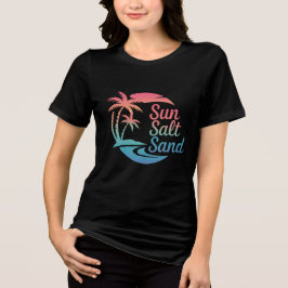 Salt Salt Sand Sol sommar T Shirt