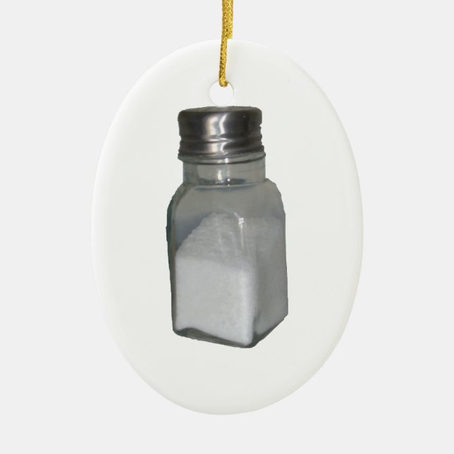 Salt Shaker Julgransprydnad Keramik (Framsidan)