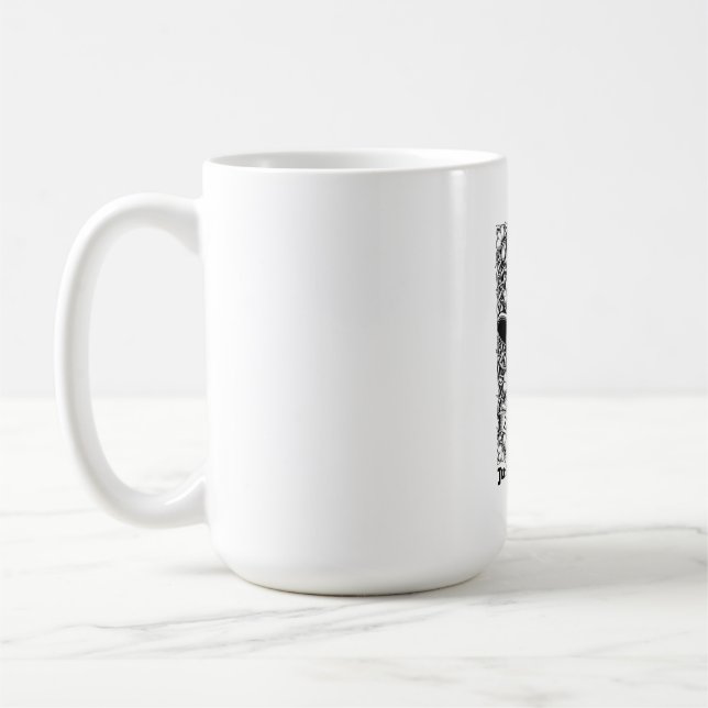 Salt Shamrock Dödskalle T-Shirt Kaffemugg (Vänster)