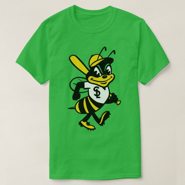 Salt Sjö Bees Retro Bee Mascot T Shirt (Design framsida)
