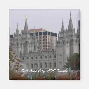 Salt Sjö City LDS Temple Magnet