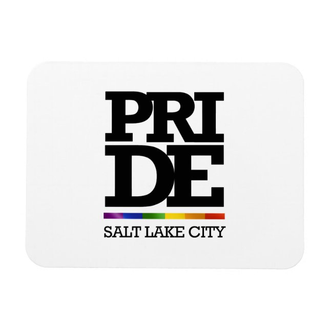 SALT SJÖ CITY-PRIDE -.png Magnet (Horisontell)