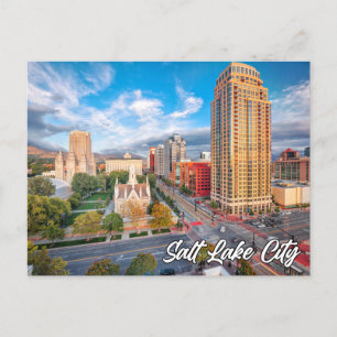 Salt Sjö City, Utah, Förenade Stater Vykort