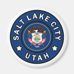 Salt Sjö City Utah Magnet
