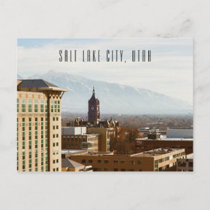 Salt Sjö City, Utah Postcard Vykort
