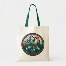 Salt Sjö City Utah Ski Souvenir Retro Vintage 80 s