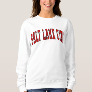 Salt Sjö City Utah Vintage Varsity College Sweats T Shirt